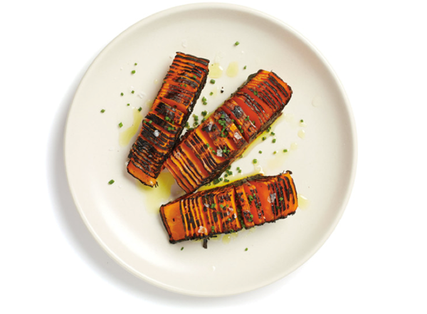 Hasselback carrots
