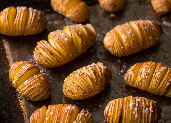 Hasselback potatoes