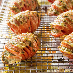 Hasselback tomatoes