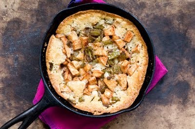 Hatch chile apple cobbler
