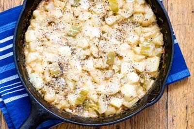Hatch chile potato casserole