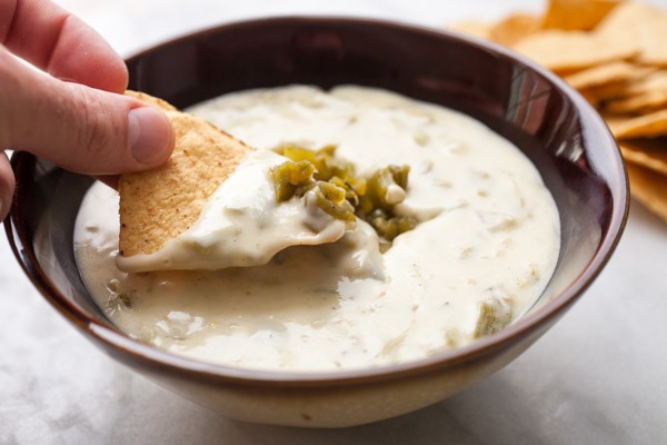 Hatch chile queso