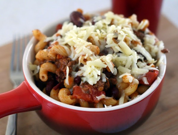 Hatch green chile chili mac