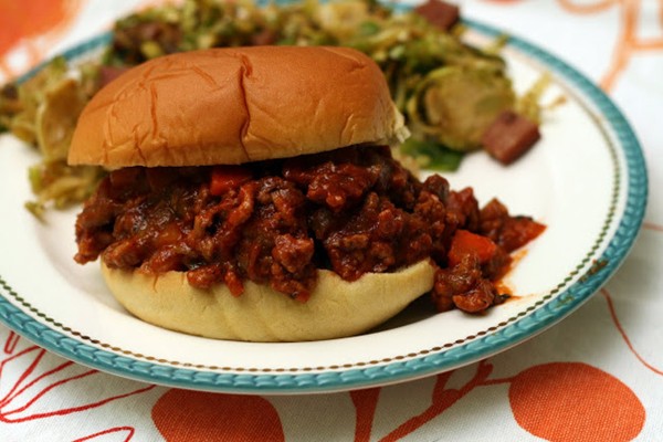 Hatch green chile sloppy Joes