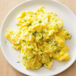 Havarti and dill breakfast scramble