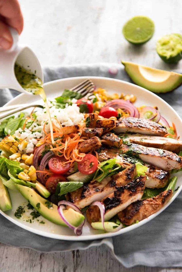 Hawaiian chicken salad