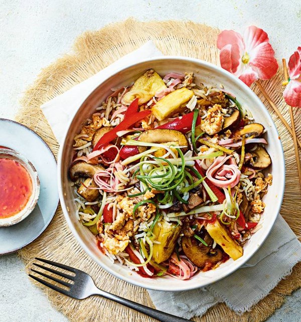 'Hawaiian' egg fried rice