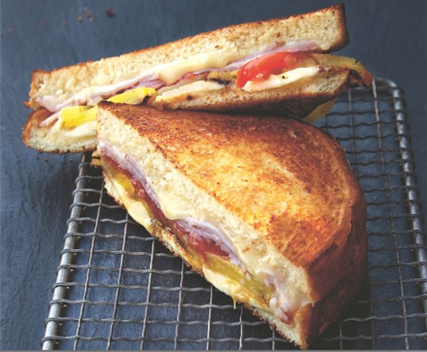Hawaiian grilled cheese