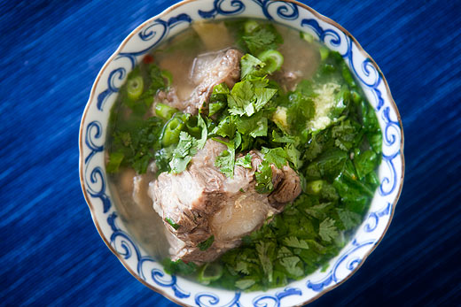 Hawaiian oxtail soup