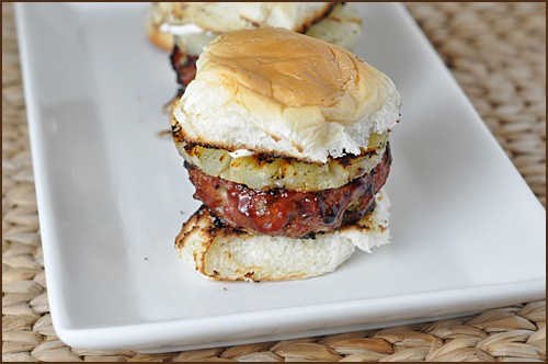 Hawaiian pork sliders