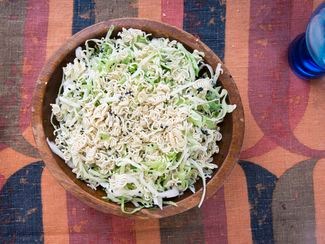 Hawaiian-style sesame cabbage salad