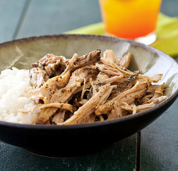 Hawaiian-style smoked pork (Kalua pork)