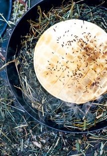 Hay-smoked cheese (Rygeost)