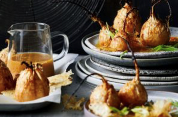 Hayden Quinn's roasted turnips with miso butter