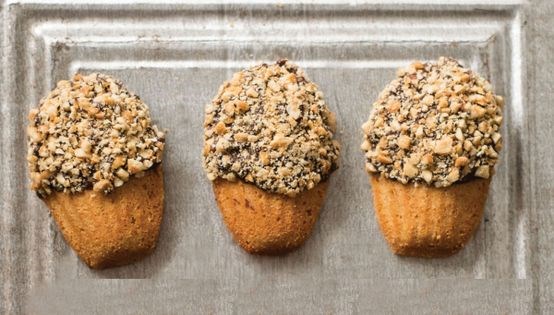 Hazelnut and Frangelico madeleines