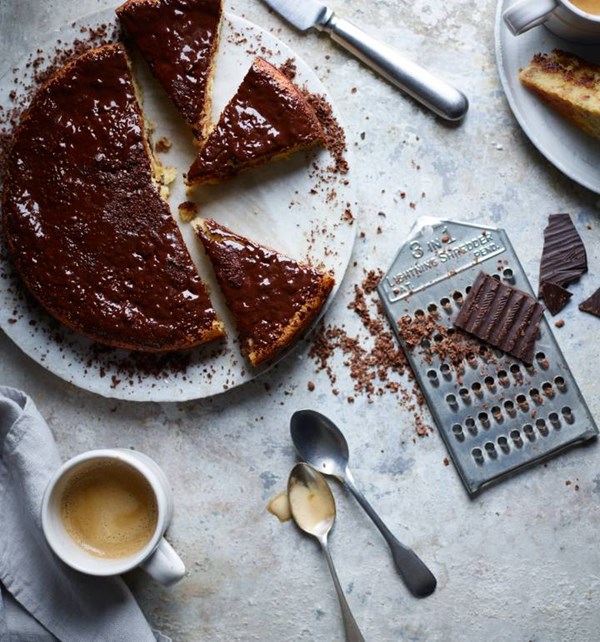 Hazelnut and ricotta torta