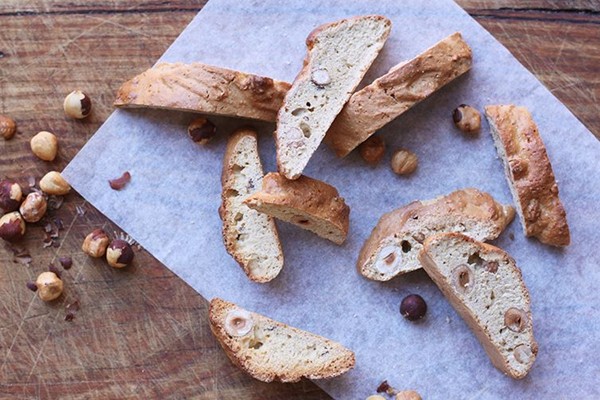 Hazelnut biscotti (Tozzetti)