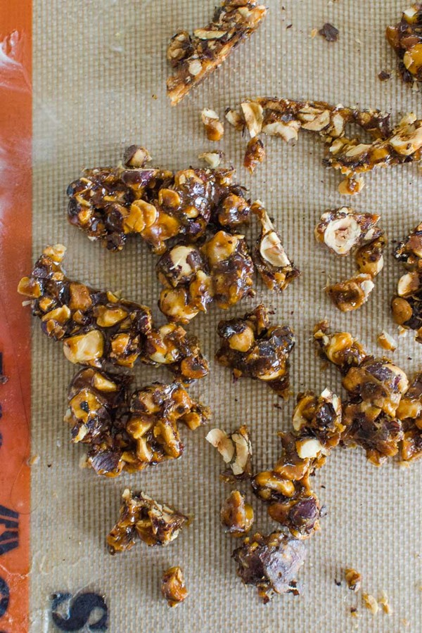 Hazelnut brittle