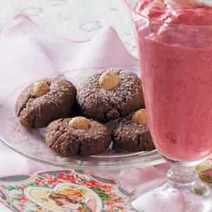Hazelnut chocolate cookies