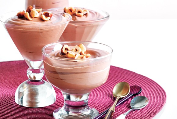 Hazelnut chocolate mousse