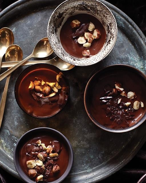 Hazelnut chocolate pudding