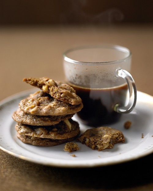 Hazelnut espresso cookies