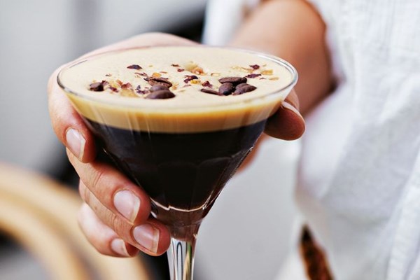 Hazelnut espresso martini
