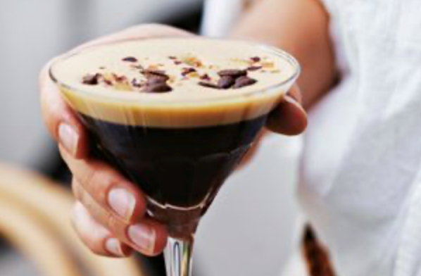 Hazelnut espresso martini
