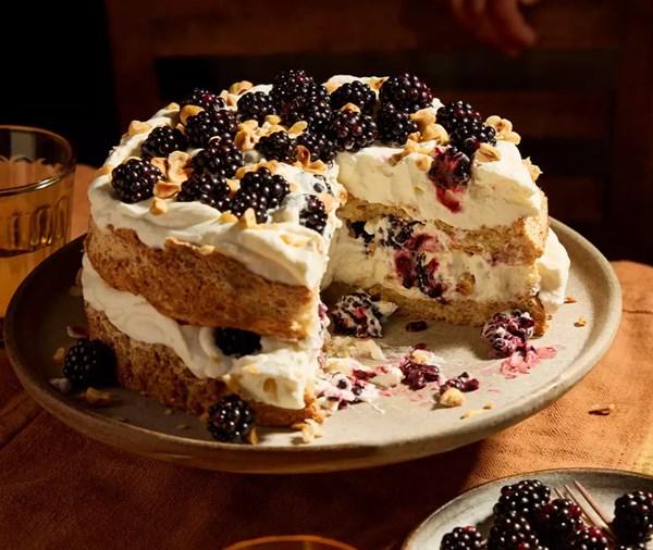 Hazelnut meringue cake