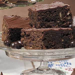 Hazelnut mocha brownies 
