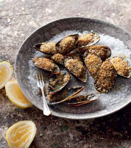 Hazelnut mussels