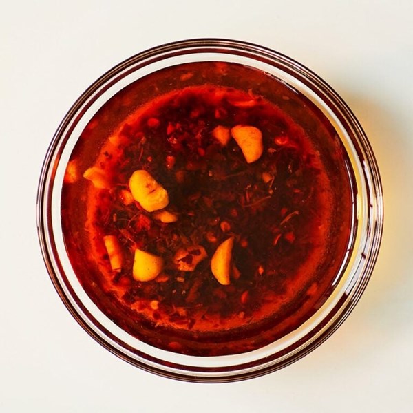 Hazelnut, orange and rosemary chilli oil