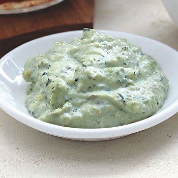 Hazelnut, ricotta, and lemon pesto