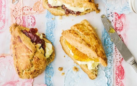 Hazelnut scones