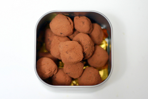 Hazelnut truffles