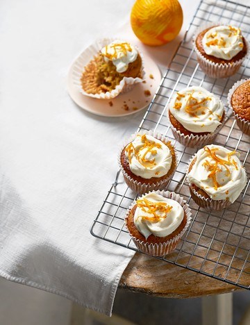 Healthier carrot muffins