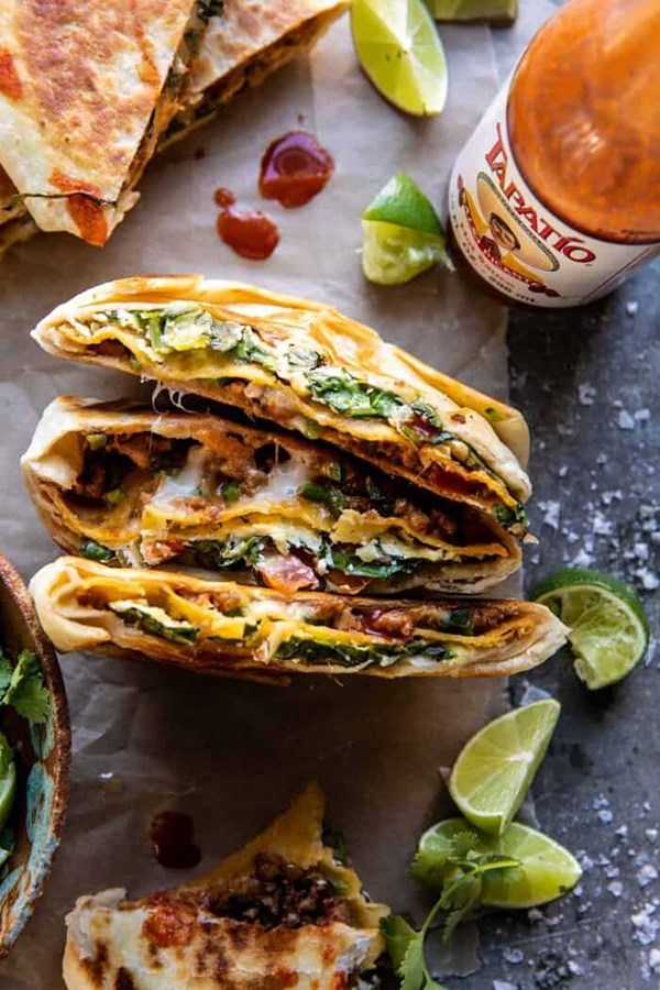 Healthier homemade Crunchwrap supreme (+ homemade Doritos seasoning)