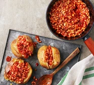 Healthy baked beans