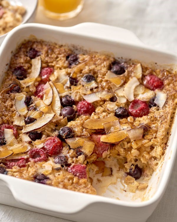 Healthy baked oatmeal