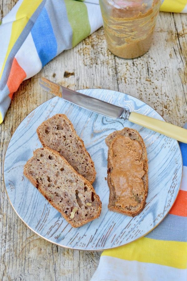 Healthy banana breakfast bread