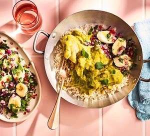 Healthy fish korma