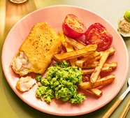 Healthy gluten-free fish & chips