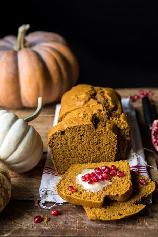 Healthy pumpkin ginger bread