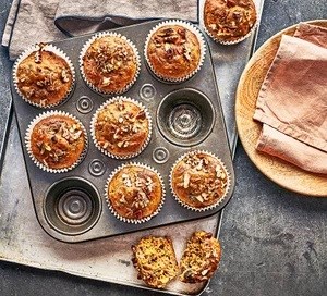 Healthy pumpkin muffins