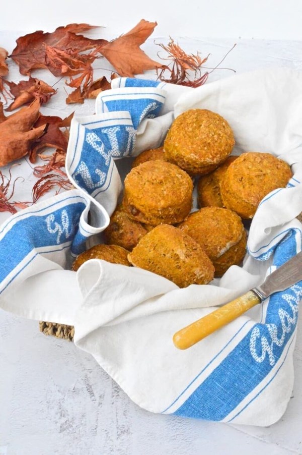 Healthy pumpkin scones