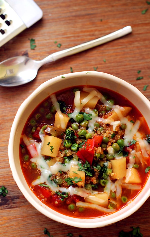 Healthy quinoa and vegetable stew