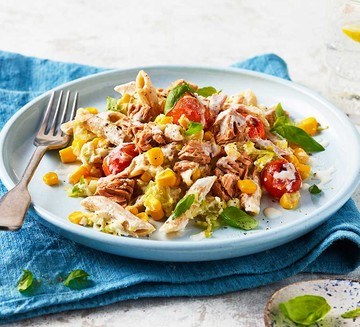Healthy tuna pasta