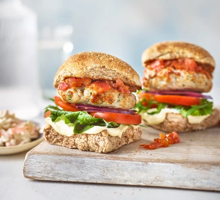 Healthy turkey burger
