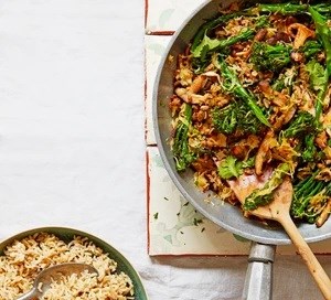 Healthy turkey stir-fry