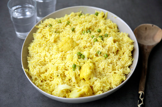 Healthy vegetable pulao (Taheri)
